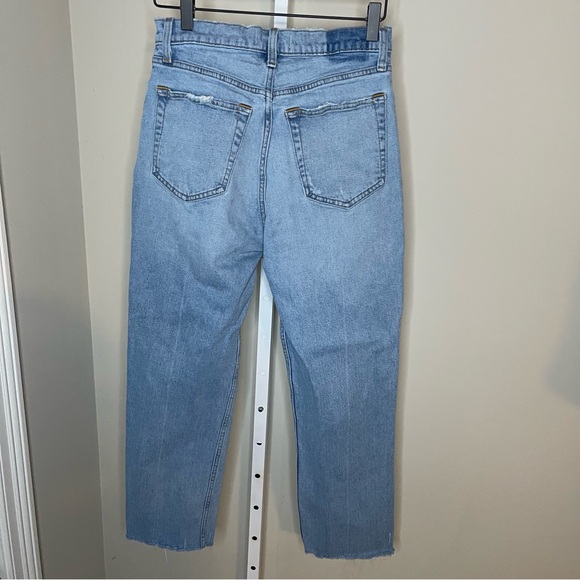 Abercrombie & Fitch Curve Love Ankle Straight Jeans Ultra High Rise Size 28 - Picture 6 of 6
